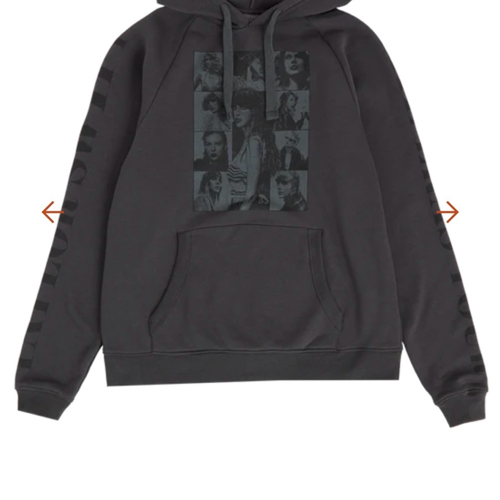 Taylor Swift Black Graphic Hoodie